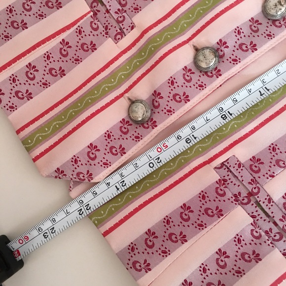 Vintage Cottagecore Corset Top Vest Pastel Pink Made in Germany Barbiecore - Picture 13 of 16